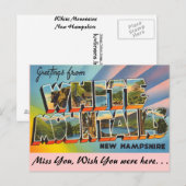 Groeten uit de Witte bergen Briefkaart (Voorkant / Achterkant)