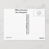 Groeten uit de Witte bergen Briefkaart (Achterkant)