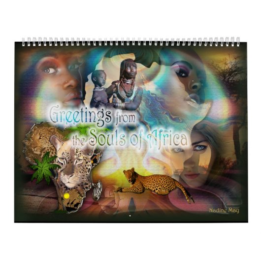 Groeten uit de zielen van Afrika Kalender (Hoes)