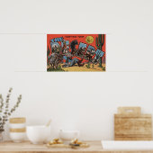 Groeten uit de zuidwestelijke woestijn poster (Keuken)