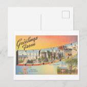  groeten uit Delaware Briefkaart (Voorkant / Achterkant)