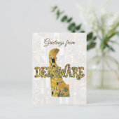 Groeten uit Delaware Briefkaart (Staand voorkant)