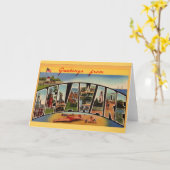 Groeten uit Delaware kaart (Gele Bloem)