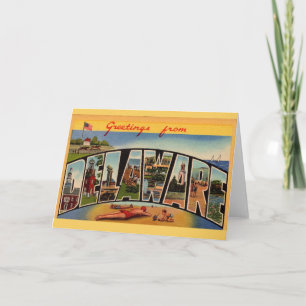 Groeten uit Delaware kaart