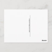 Groeten uit Denialville - ontkenning Briefkaart (Achterkant)