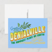 Groeten uit Denialville - ontkenning Briefkaart (Voorkant / Achterkant)