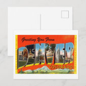  groeten uit Denver, Colorado Briefkaart (Voorkant / Achterkant)