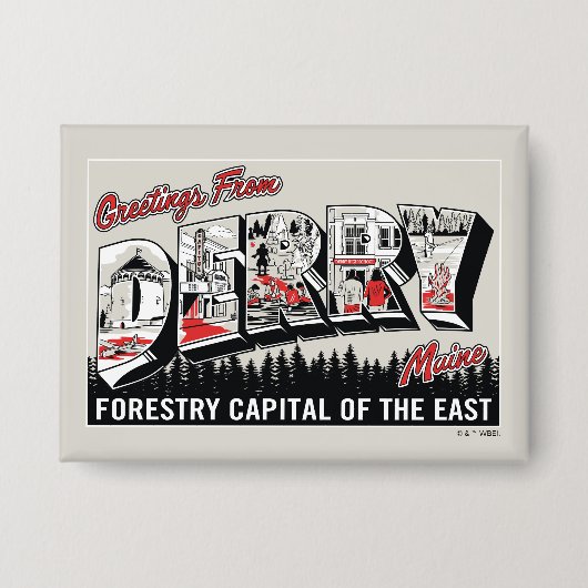 Groeten uit Derry Maine Button (Voorkant)