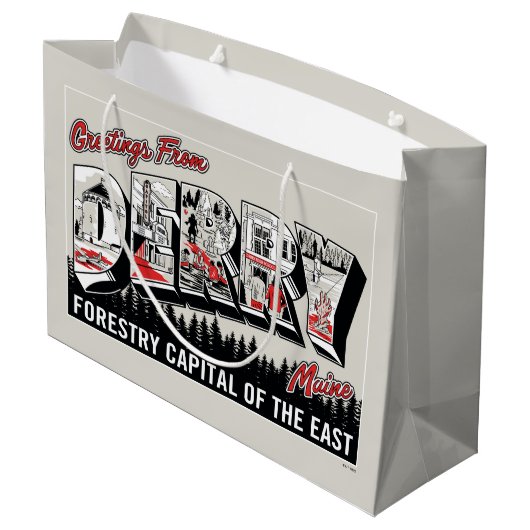 Groeten uit Derry Maine Groot Cadeauzakje (Achterkant Gekanteld)