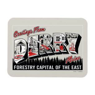 Groeten uit Derry Maine Magneet