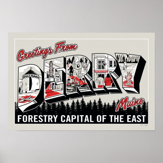 Groeten uit Derry Maine Poster (Voorkant)