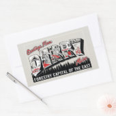 Groeten uit Derry Maine Rechthoekige Sticker (Envelop)