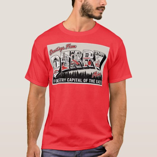 Groeten uit Derry Maine T-shirt (Voorkant)