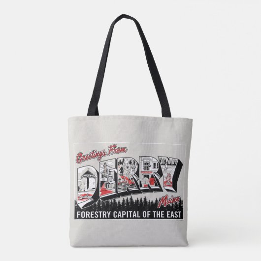 Groeten uit Derry Maine Tote Bag (Achterkant)