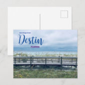 Groeten uit Destin Florida Briefkaart Schilderacht (Voorkant / Achterkant)