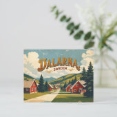 Groeten uit Dlarna Zweden Briefkaart (Staand voorkant)