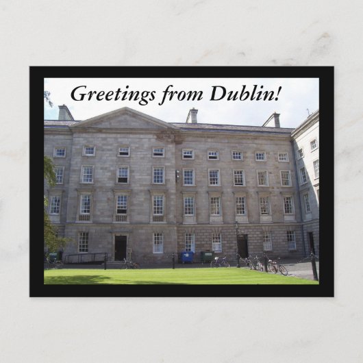 Groeten uit Dublin! Briefkaart (Voorkant)