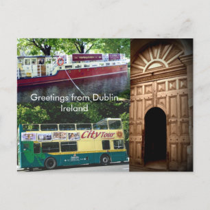 Groeten uit Dublin, Ierland Briefkaart