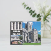 Groeten uit Dublin, Ierland Briefkaart (Staand voorkant)