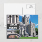 Groeten uit Dublin, Ierland Briefkaart (Voorkant / Achterkant)
