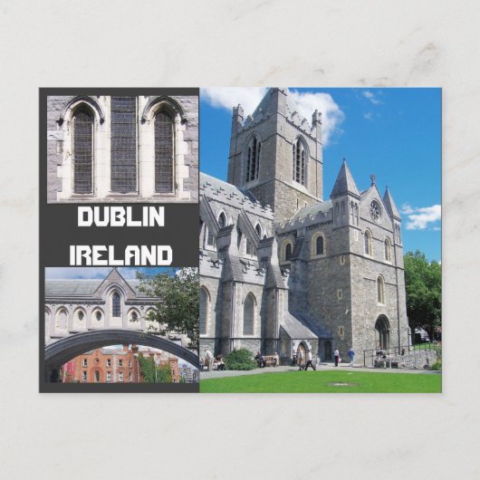 Groeten uit Dublin, Ierland Briefkaart (Voorkant)