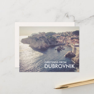 Groeten uit Dubrovnik Kroatië Ansichtkaart Briefkaart