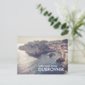 Groeten uit Dubrovnik Kroatië Briefkaart (Staand voorkant)