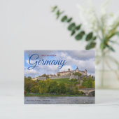 Groeten uit Duitsland Marienberg Würzburg Briefkaart (Staand voorkant)