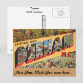 Groeten uit Durham Briefkaart (Voorkant / Achterkant)