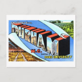  groeten uit Durham, North Carolina, Briefkaart (Voorkant)