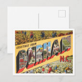 Groeten uit Durham, North Carolina Travel Briefkaart (Voorkant / Achterkant)