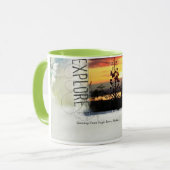 Groeten uit Eagle River, Alaska Mok (Voorkant links)