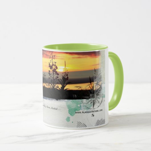 Groeten uit Eagle River, Alaska Mok (Voorkant rechts)