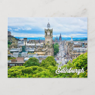 Groeten uit Edinburgh, Schotland, Verenigd Koninkr Briefkaart