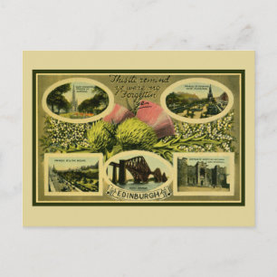  groeten uit Edinburgh uit de jaren 1900 Briefkaart