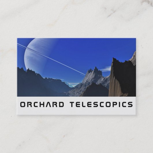 Groeten uit een andere wereld visitekaartje (Voorkant)