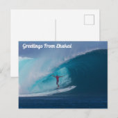 Groeten uit Ehukai, Briefkaart Hawaï (Voorkant / Achterkant)