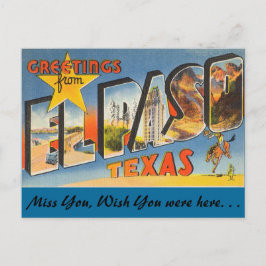 Groeten uit El Paso Briefkaart