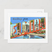 groeten uit Elmira, New York, Briefkaart (Voorkant / Achterkant)