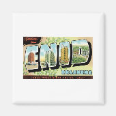 Groeten uit Enid, Oklahoma Magneet (Voorkant)