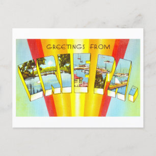  groeten uit Erie, Pennsylvania Briefkaart