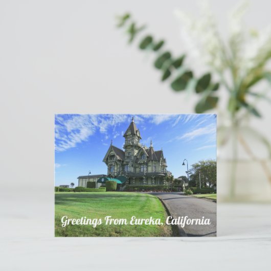 Groeten uit Eureka, Briefkaart (Staand voorkant)