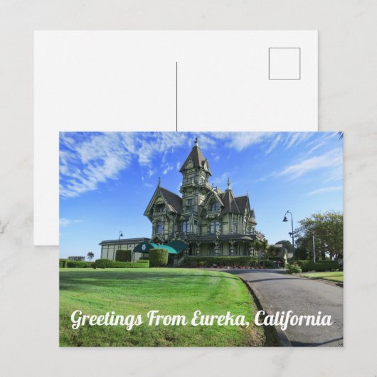 Groeten uit Eureka, Briefkaart (Voorkant / Achterkant)