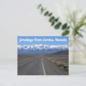 Groeten uit Eureka, Nevada Briefkaart (Staand voorkant)