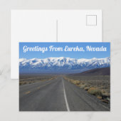 Groeten uit Eureka, Nevada Briefkaart (Voorkant / Achterkant)
