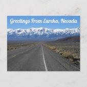 Groeten uit Eureka, Nevada Briefkaart (Voorkant)