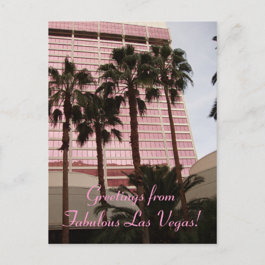 Groeten uit Fabulous Las Vegas. Briefkaart (Voorkant)