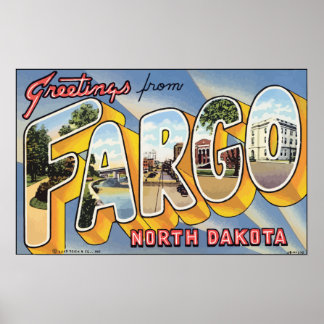 Groeten uit Fargo North Dakota,  Poster