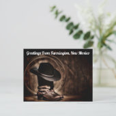 Groeten uit Farmington, New Mexico Briefkaart (Staand voorkant)