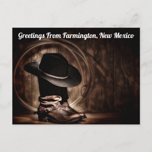 Groeten uit Farmington, New Mexico Briefkaart (Voorkant)